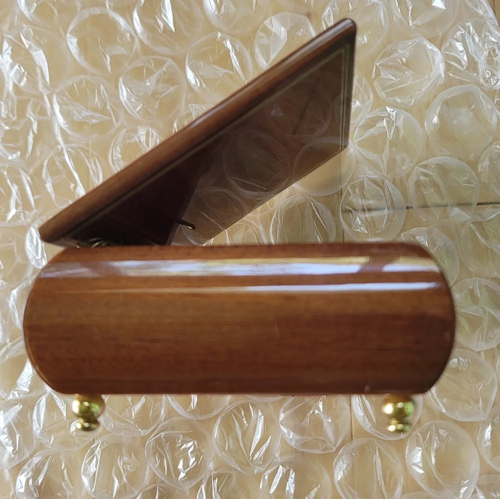 Vintage M.J. Hummel Bucherer RODI Reuge Swiss Music Jewelry Box Mozart